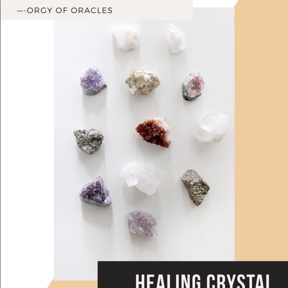 HEALING CRYSTALS FRIDGE MAGNETS